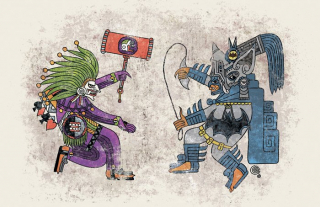 Jorge Garza - ikony popkultury jako Aztekowie