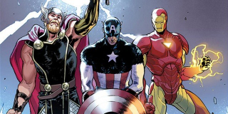 Jeśli na ekranie faktycznie zobaczymy podróże w czasie, ich uczestnikami będą Kapitan Ameryka (w stroju z filmu "Avengers"), Iron Man (w cywilnym ubraniu) oraz Ant-Man - ta trójka pojawia się razem na kilku zdjęciach z Nowego Jorku; spekuluje się, że cofną się oni w czasie do momentu ataku Chitauri