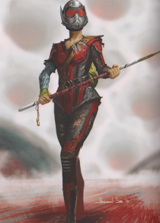 Janet van Dyne - szkice koncepcyjne