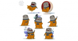 19. Inaczej mogła wyglądać także postać z filmu Dom. Oto kosmita o imieniu Oh: