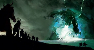 18. Kapitalny szkic z filmu Jak wytresować smoka. Wiemy, że jest to jedna z dojrzalszych animacji studia DreamWorks, ale ta grafika prezentuje się naprawdę mrocznie.