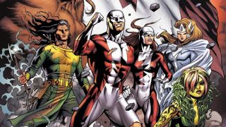 Alpha Flight - kanadyjska drużyna superbohaterów, w skład której wchodzą takie postacie jak Shaman czy Sasquatch; wielokrotnie drwił z niej Deadpool