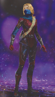 Janet van Dyne - szkice koncepcyjne