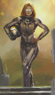 Janet van Dyne - szkice koncepcyjne