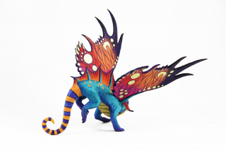 Rzeźby przedstawiające stworzenia z gry World of Warcraft