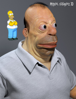 Homer Simpson - model 3D