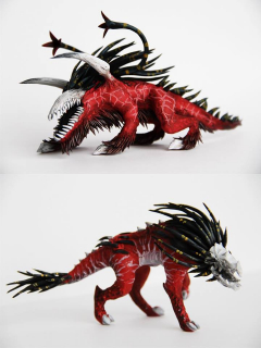 Rzeźby przedstawiające stworzenia z gry World of Warcraft