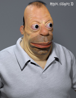 Homer Simpson - model 3D