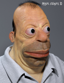 Homer Simpson - model 3D