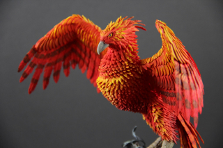 Rzeźby przedstawiające stworzenia z gry World of Warcraft