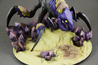 Rzeźby przedstawiające stworzenia z gry World of Warcraft