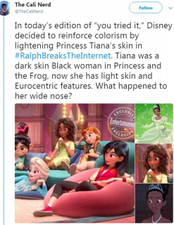 Ralph Demolka 2 - kontrowersje wokół włosów Tiany