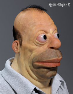 Homer Simpson - model 3D