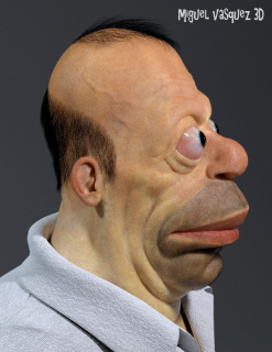 Homer Simpson - model 3D
