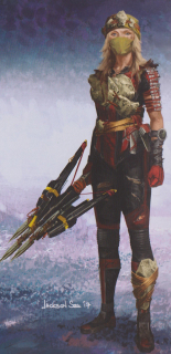 Ant-Man i Osa - Janet Van Dyne szkic koncepcyjny