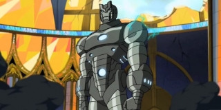 Zbroja Uru - zbroja, z której wykonany jest Niszczyciel w filmie "Thor"; przypomnijmy, że sam minerał Uru potrafi manipulować magią i energią