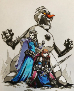 Księżniczki Disneya jako wojowniczki - galeria