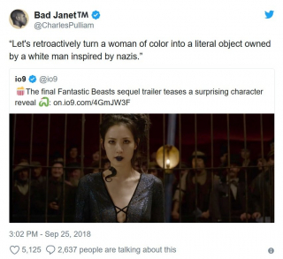 Fantastyczne zwierzęta 2 - kontrowersje wokół Nagini