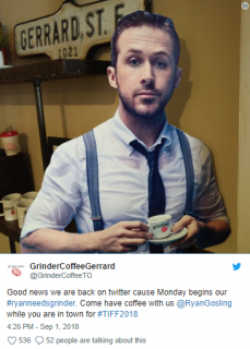 Grinder Coffee Ryan Gosling