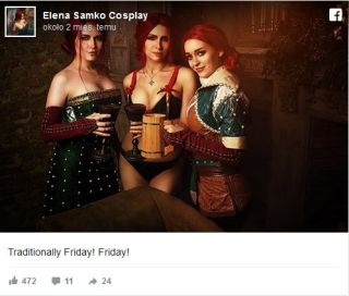 Wiedźmin - cosplay - Elena Samko