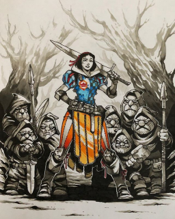 Księżniczki Disneya jako wojowniczki - galeria