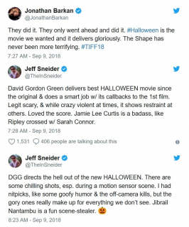 Halloween - pierwsze opinie