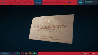 Wizytówka koncelarii Nelson & Murdock