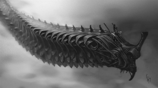 Statki Chitauri - grafiki koncepcyjne