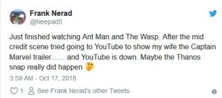 Awaria portalu YouTube