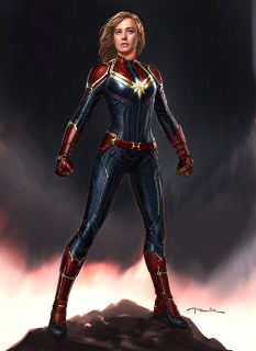 Captain Marvel - grafika koncepcyjna