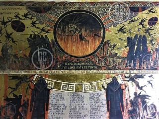 Murale ze świątyni Amazonek