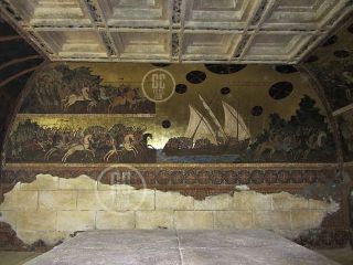 Murale ze świątyni Amazonek