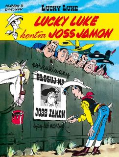 Lucky Luke kontra Joss Jamon, tom 11 – okładka
