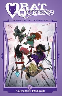 Rat Queens, tom 4. Najwyższe fantazje – okładka