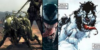 Uciekający ze szpitala Venom łączy się z psem rasy papillon - w komiksach niejednokrotnie widzieliśmy, jak symbionty przenikały do ciał psów (Lasher we współczesnych komiksach o Carnage'u czy próbujący przeżyć w Arktyce Venom)