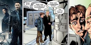 Film sugeruje, że pierwotnym zamiarem Life Foundation było wynalezienie leku na raka - to odwołanie do komiksów z serii "Ultimate Spider-Man", w których Eddie Brock i ojciec Petera Parkera w tym samym celu stworzyli kostium symbionta