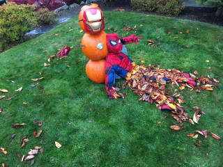 Avengers: Wojna bez granic - dekoracja na Halloween