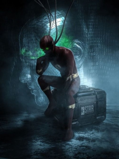 Barry Allen opętany przez Thinkera