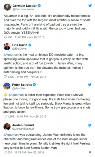 Aquaman - pierwsze opinie krytyków