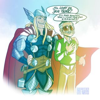 Hołd dla Stana Lee - grafika