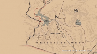 RDR 2 – biały Arab mapa