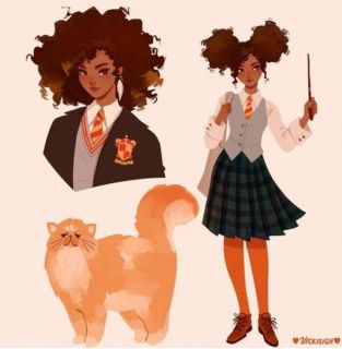 Harry Potter - bohaterowie jako postacie z anime