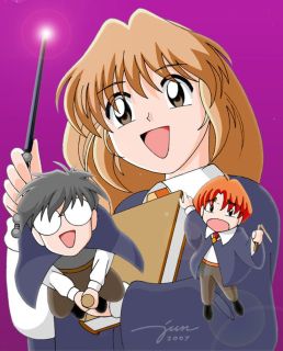 Harry Potter - bohaterowie jako postacie z anime