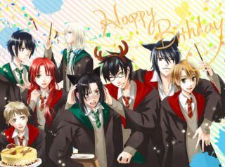 Harry Potter - bohaterowie jako postacie z anime