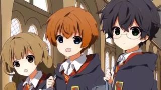Harry Potter - bohaterowie jako postacie z anime