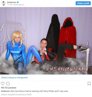 Brie Larson jako Samus Aran - Halloween 2018