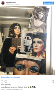 Weronika Rosati jako Elizabeth Taylor - Brigitte Bardot Cudowna