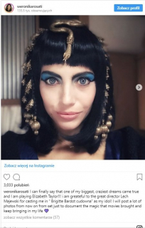 Weronika Rosati jako Elizabeth Taylor - Brigitte Bardot Cudowna