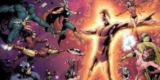 Saga o Korvacu - przeciwnikiem Avengers jest tu cyborg z przyszłości, Michael Korvac, który potrafi replikować moce takich potężnych postaci jak Grandmaster czy Galactus; w czasie walki z Mścicielami Korvac niszczy większość z nich, choć sprawy i tak przybierają nieoczekiwany obrót