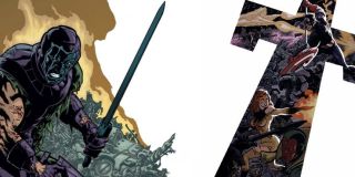 The Kang Dynasty - najazd Kanga Zdobywcy na naszą planetę był tragiczny w skutkach; zniszczony został m.in. Waszyngton; ocalali Avengers musieli dogadać się z potężną grupą Triune Understanding